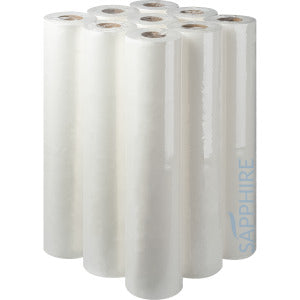 2 Ply White Couch Roll - 9 rolls per pack